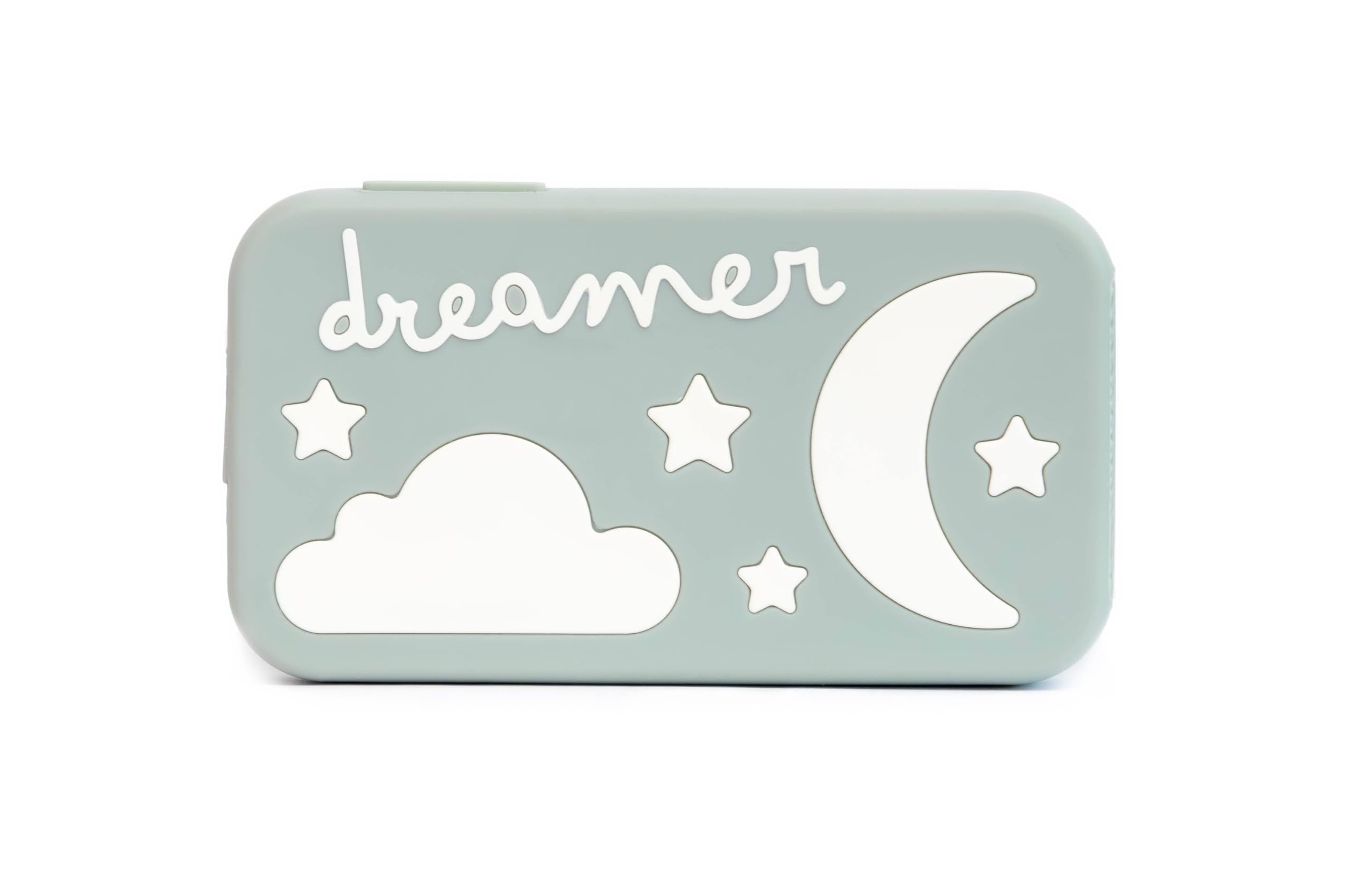 Dreamer Sound Machine - Portable BPA-Free Silicone Sleep Aid with Sleep-Promoting Frequencies, Night Light & Soothing Sounds for Babies & Kids - Sage