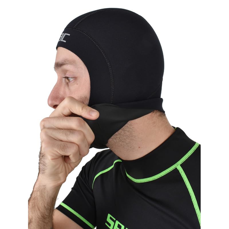 Seac Wetsuit Hood Standard Mens'-Ladies' 3mm Quality Neoprene - Scuba Diving, Snorkeling