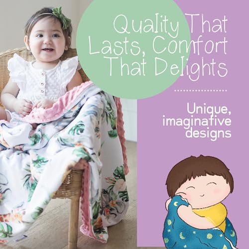 Honey Lemonade - Premium Soft Plush Lightweight Minky Dot Toddler Baby Blanket for Newborn 30"x40" - Soft Baby Blanket for Boys and Girls