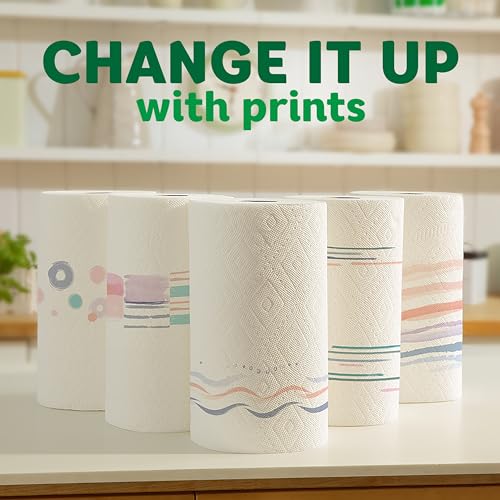 Bounty Select-A-Size Paper Towels, Prints, 2 Triple Rolls = 6 Regular Rolls (Packaging May Vary)