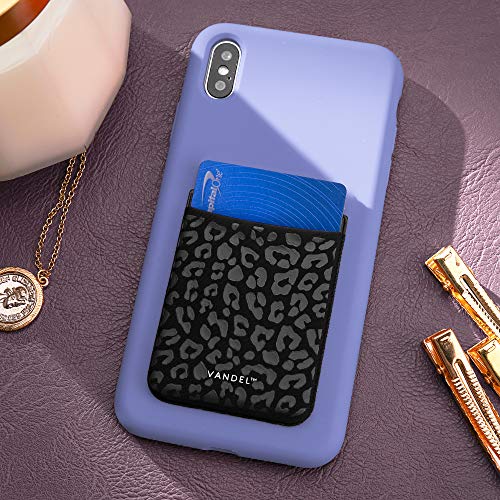 VANDEL Pocket – Stick-On Fabric Phone Wallet Stick On for Women, Cute Credit Card Holder for Phone Case, Stick On Back of Phone Fabric Sleeve for iPhone Pocket