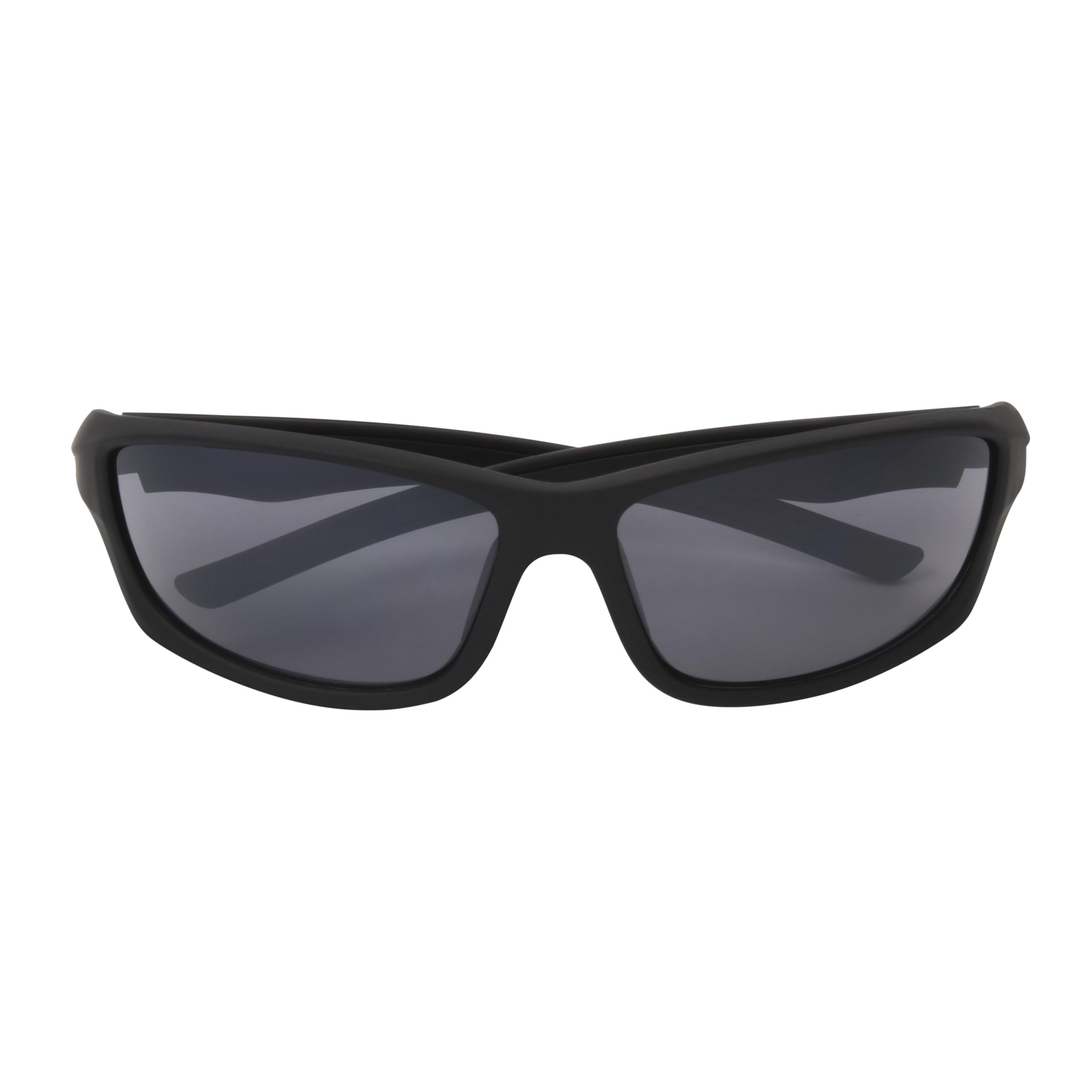 Ironman Men's Relentless Wrap Sunglasses, Matte Black, 63 mm