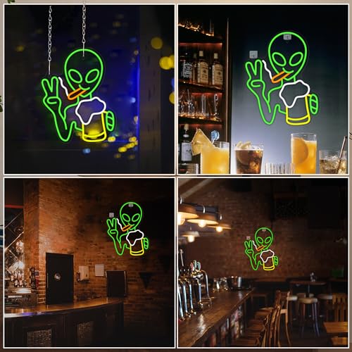 Tacos Neon Signs for Wall Decor, Neon Tacos Bar Lights for Bedroom, Neon Business Signs Suitable for Man Cave Bar Pub Restaurant Christmas Gift Art - 5V USB Power with Hanging Chain Hooks (Tacos)