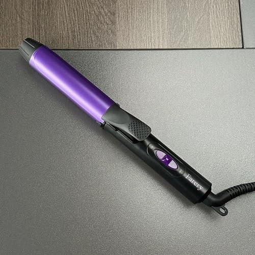 FARERY 1 Inch Barrel Travel Curling Iron, Dual Voltage, Ceramic Mini Hair Curler with Keratin&Argan Oil Infuse, Travel Size Curling Iron with Storage Bag