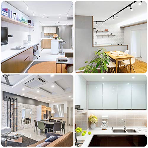 Lepro GU10 LED Bulb Dimmable, 50W Halogen Equivalent Light Bulbs, 5.5W 3000K Soft Warm Light Replacement for Recessed Track Lighting,40°Spotlight for Kitchen Range Hood Living Room & Bedroom, 6 Pack