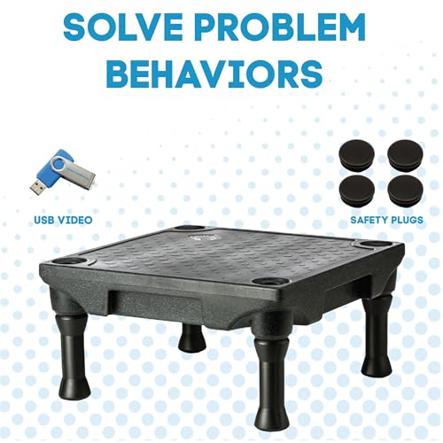 Blue-9 KLIMB Training Kit, Professionally Designed Dog Platform and Accessories for Training and Agility and Accessories, Made in The USA, Black