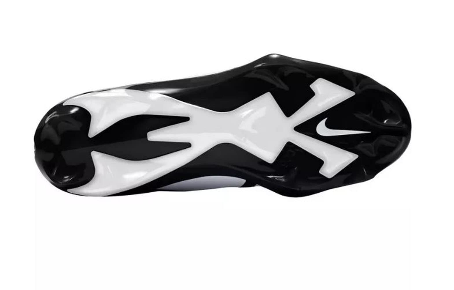 Nike Men's Alpha Menace Pro 3 Football Cleats, White/White/White/Black, 11.5