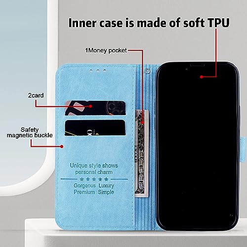 VODEFOX for Samsung Galaxy A54 5G Case,Galaxy A54 5G Phone Case Wallet,Cute 3D Print Flip Folio PU Leather Phone Cover with Card Holder Magnetic Closure for Samsung Galaxy A54 5G - Dream Flower
