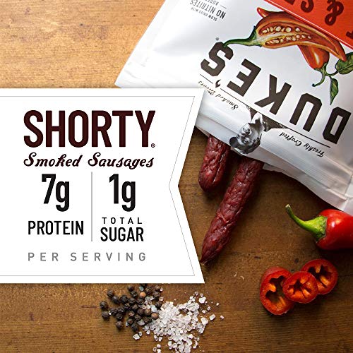 Duke's Hot & Spicy Smoked Shorty Sausages, 16 oz