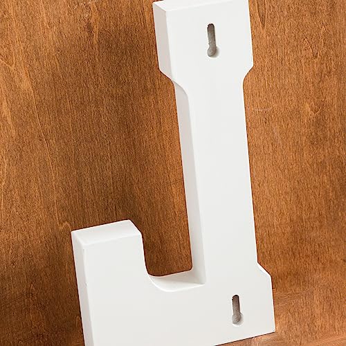 COLLECTIVE HOME - 10" Wood Lettes for Wall Decor, Sunflower Tabletop Alphabet Decoration, DIY Farmhouse Decor, Rustic Freestanding Monogram Block (V)