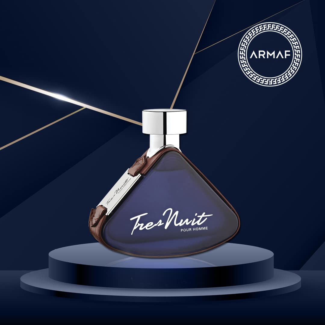 Armaf Tres Nuit for Men Eau De Parfum Spray, 3.4 Ounce