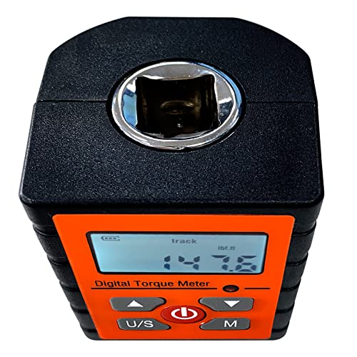 Soonkoda Digital Torque Adapter 1/2" Drive include adapters for 3/8" and 1/4" 4.5-147.6 ft-lb Torque Wench Converter with alarm torque settings torque meter tester