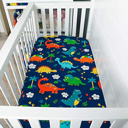 UOMNY Crib Sheet Halloween Fitted Crib Sheets Owl Baby Sheet for Standard Crib and Toddler Mattresses Nursery Bedding Sheet Crib Mattress Sheets for Boys and Girls 1 Pack Space Toddler Sheet