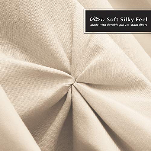 Nestl Teal Bed Skirt Full Size, Pinch Pleat Full Bed Skirt, 14" Inch Drop Full Bedskirt, Hotel Quality Teal Bed Skirts, Premium Microfiber Bedskirt for Full Bed, Teal Full Bed Skirt