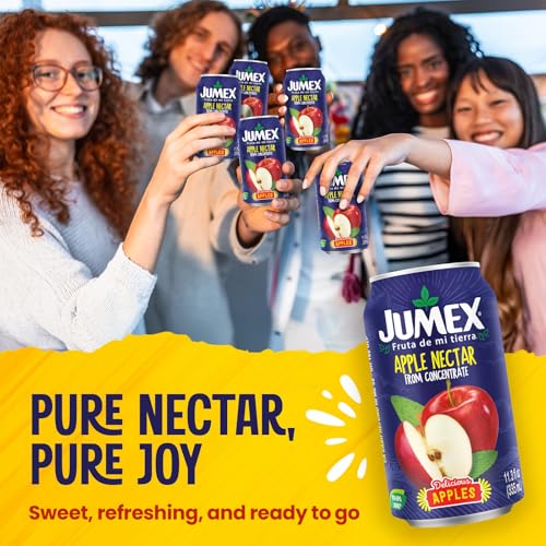 Jumex Strawberry Banana Nectar Juice - Made with Fresh Fruit Puree - Tropical Fruit Juice Concentrate for Smoothie Mix, Cocktail Mixers & Kids Drinks & Beverages - 11.3oz, 1 Pack Canned Drink