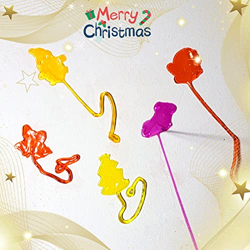 Mchochy 28pcs Christmas Sticky Hands Toys for Kids, Christmas Styles Stretchy Toys for Christmas Stocking Stuffers, Gifts, Pinata Fillers, Party Favors for Kids