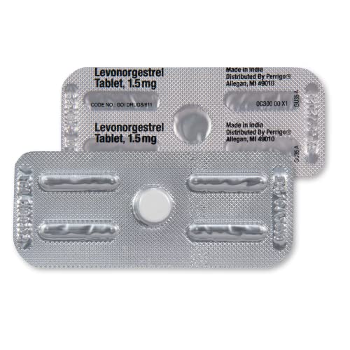 Amazon Basic Care Levonorgestrel 1.5 mg – Emergency Contraceptive Tablet, Morning After Pill, 1 Count (Compare to Plan B One-Step)