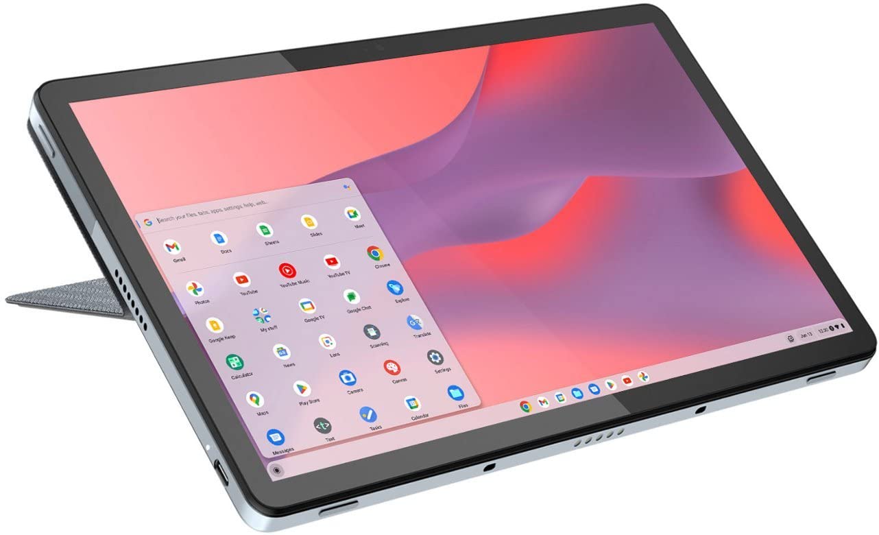 Lenovo - IdeaPad Duet 3 Chromebook - 11.0" (2000x1200) Touch 2-in-1 Tablet - Snapdragon 7cG2-4G RAM - 128G eMMC - with Keyboard - Misty Blue