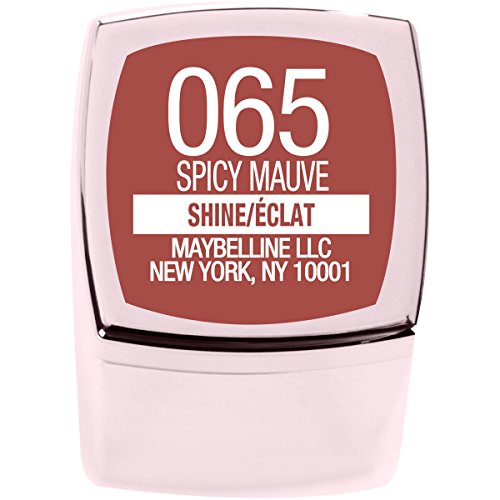 Maybelline New York Color Sensational Shine Compulsion Lipstick Makeup, Spicy Mauve, 0.1 Ounce