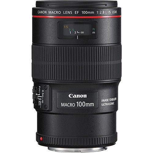 Canon EF 100mm f/2.8L IS USM Macro Lens for Canon Digital SLR Cameras, Lens Only