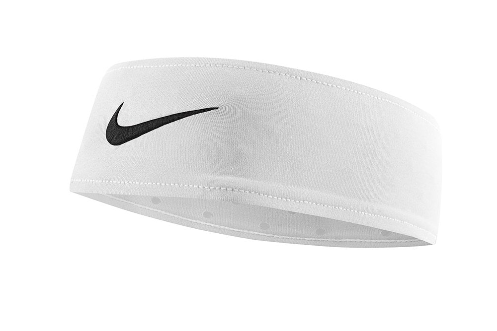 Nike Fury Headband (One Size Fits Most, White/Black)