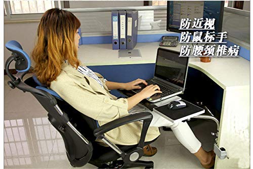 MagicHold Ergonomic Keyboard Laptop Tablet Mouse Stand Holder Mount for Workstation Video Gaming,Silver