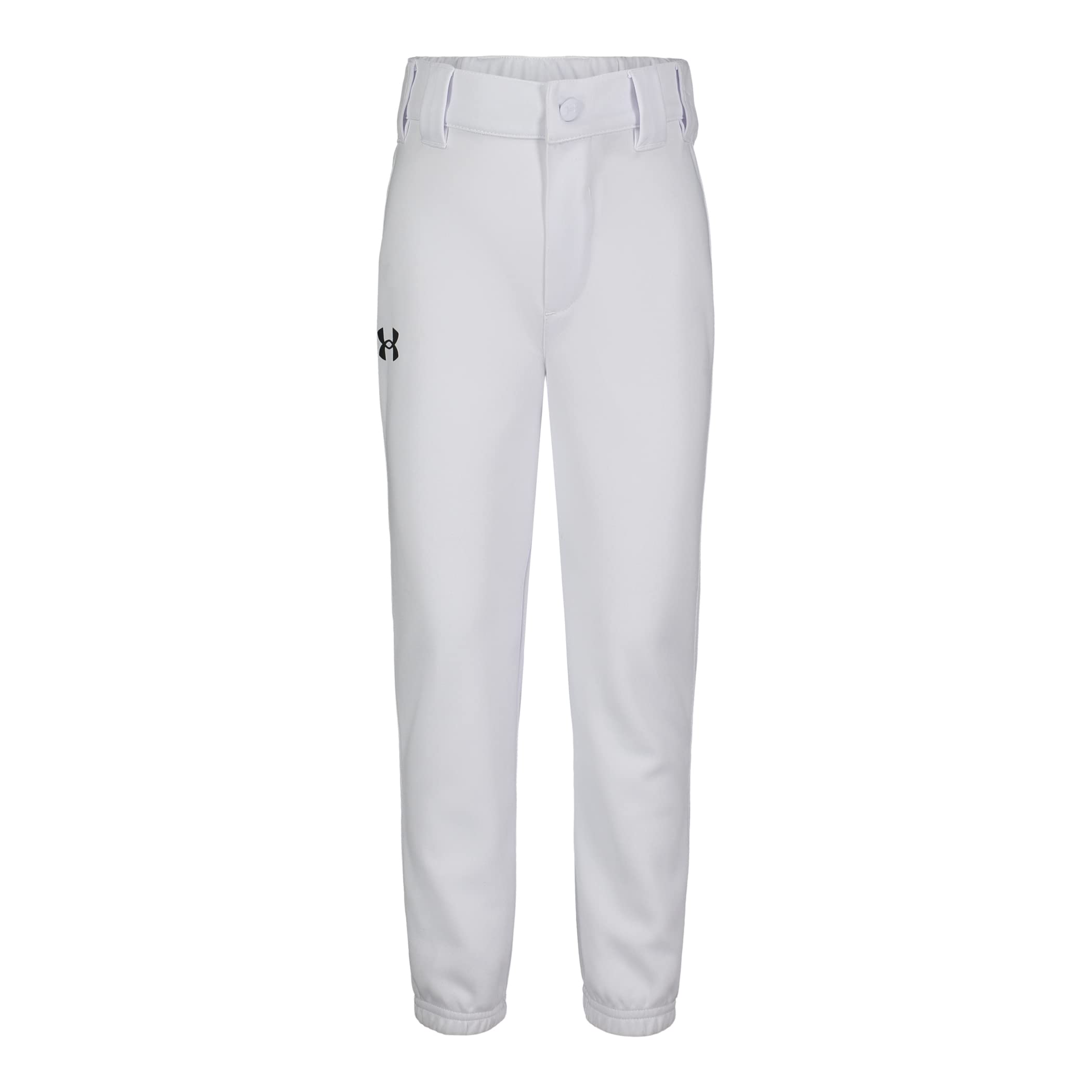 Under Armour Boys' Pre-School UA Baseball Pants 5 White