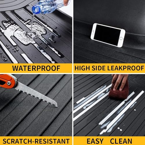 Cargo Liner Compatible with Toyota RAV4 2024 2023 2022 2021 2020 2019 Accessories Trunk Mat Rear Trunk Tray All Weather Cargo Liner 3D Custom Fit Waterproof Protector (Include Hybrid)