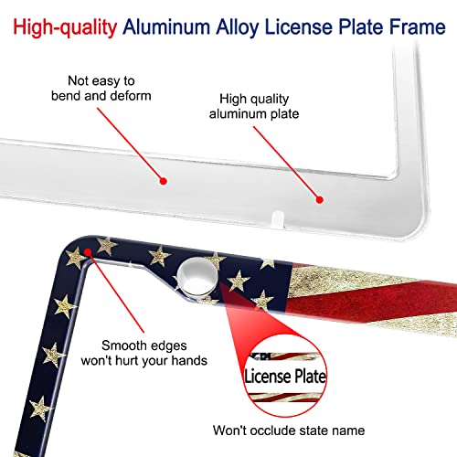 License Plate Frame Silver License Plate Frame Licence Plate Covers Car Accessories License Plate Holder