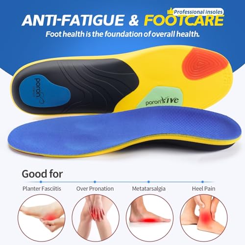 Women Heavy Duty Arch Supports Inserts Women Orthotics Flat Feet Inserts Relieve Heel Arch Pain Boot Work Shoe Insoles,XS
