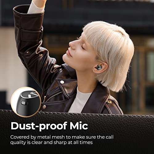 SoundPEATS Free2 Classic Wireless Earbuds Bluetooth V5.1 Headphones with 30Hrs Playtime in-Ear Wireless Earphones, Built-in Mic for Clear Calls, Touch Control, Single/Twin Mode, Stereo Sound