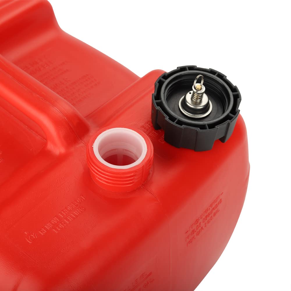AloneGoer Portable Boat Fuel Gas tank 12L 3 Gallon Marine Outboard Gas Tank for YAMAHA Barco De Motor Fuera De Borda with Connector Replace Yamaha 6YL-24201-24-00 Portable Gas Tank