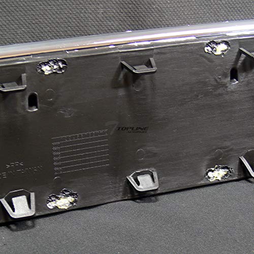 TLAPS 7422440236208 Compatible With 2007-2014 GMC Yukon/XL/Denali Chrome Mesh Front Lower Bumper Grill Grille