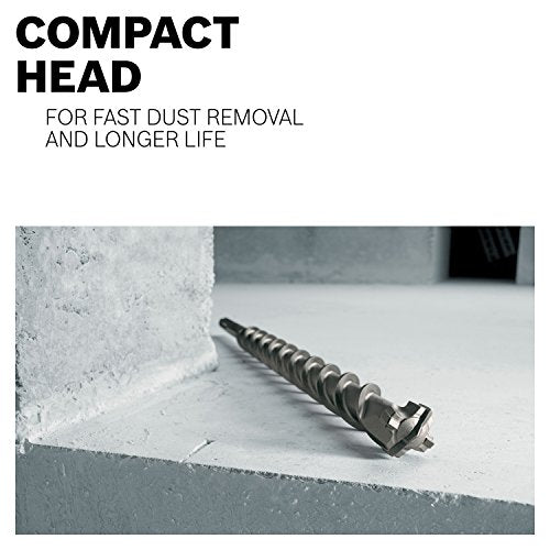 Bosch HC5024 5/8 In. x 29 In. SDS-max Speed-X Carbide Rotary Hammer Bit for Concrete Drilling