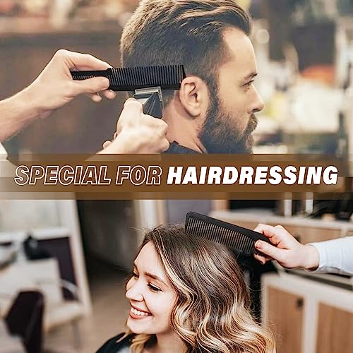 12PCS Hair Cutting Comb Set Hair Comb for Men Styling Comb for Men Barber Combs for Hair Stylist Barber Cape Neck Duster Brush Set Hair Cutting cape with Adjustable Neck Size Neck Duster Neck Brush