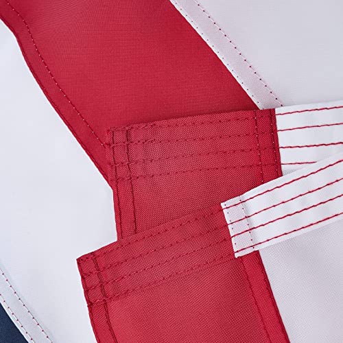 ROTERDON American Flag 2x3 FT Outdoor - Made in USA, USA Heavy Duty 420D Nylon US Flags for Outside, Luxury Embroidered Stars, Sewn Stripes and Brass Grommets