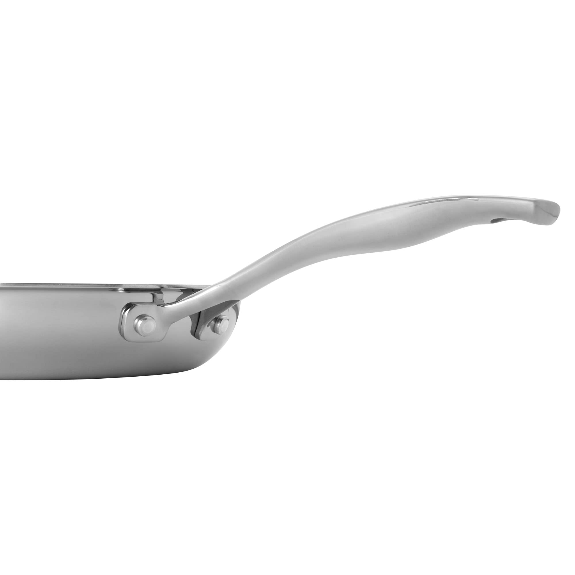 HENCKELS Clad H3 10-inch Induction Frying Pan with Lid, Stainless Steel, Durable and Easy to clean