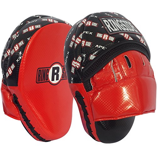 Ringside Apex Boxing MMA Punch Mitt (One Size) , Red / Black