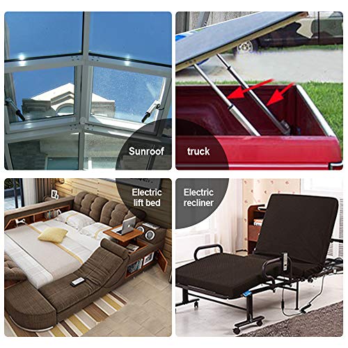 ECO-WORTHY Heavy Duty 12V 330lbs/1500N 2 Inch Stroke Linear Actuator Duarable Motor with Mounting Brackets (12V DC 2'') IP54 Waterproof Linear Motion Actuator Multi-Functions