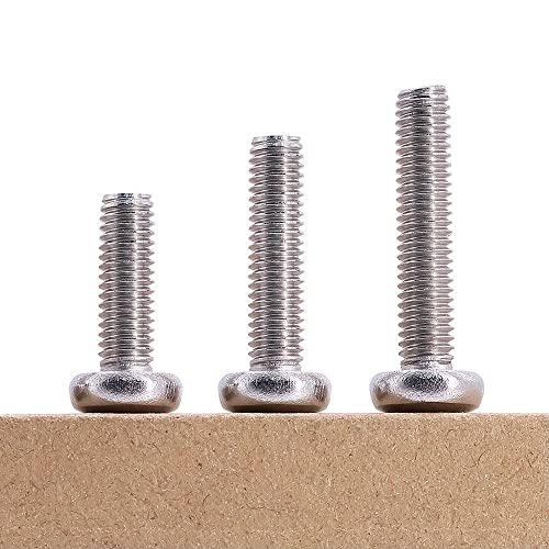 M4-0.7 x 20mm (60 pcs) Pan Head Torx Security Machine Screws Bolts, one Bit Included, 304 Stainless Steel 18/8, Tamper Resistant Screws, Full Thread, GB2672(Torx)