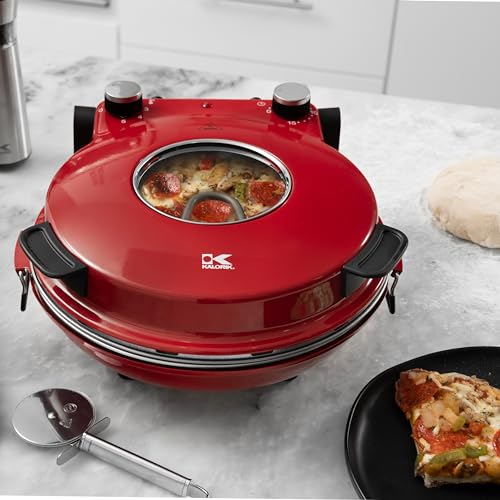 Kalorik Hot Stone Pizza Oven, Red (PZM 43618 R)