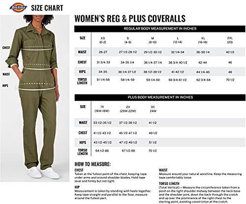 Dickies womens Women's Plus Relaxed Fit Straight Leg Overalls Bib Shortalls, Rinsed Brown Duck, 24 Plus