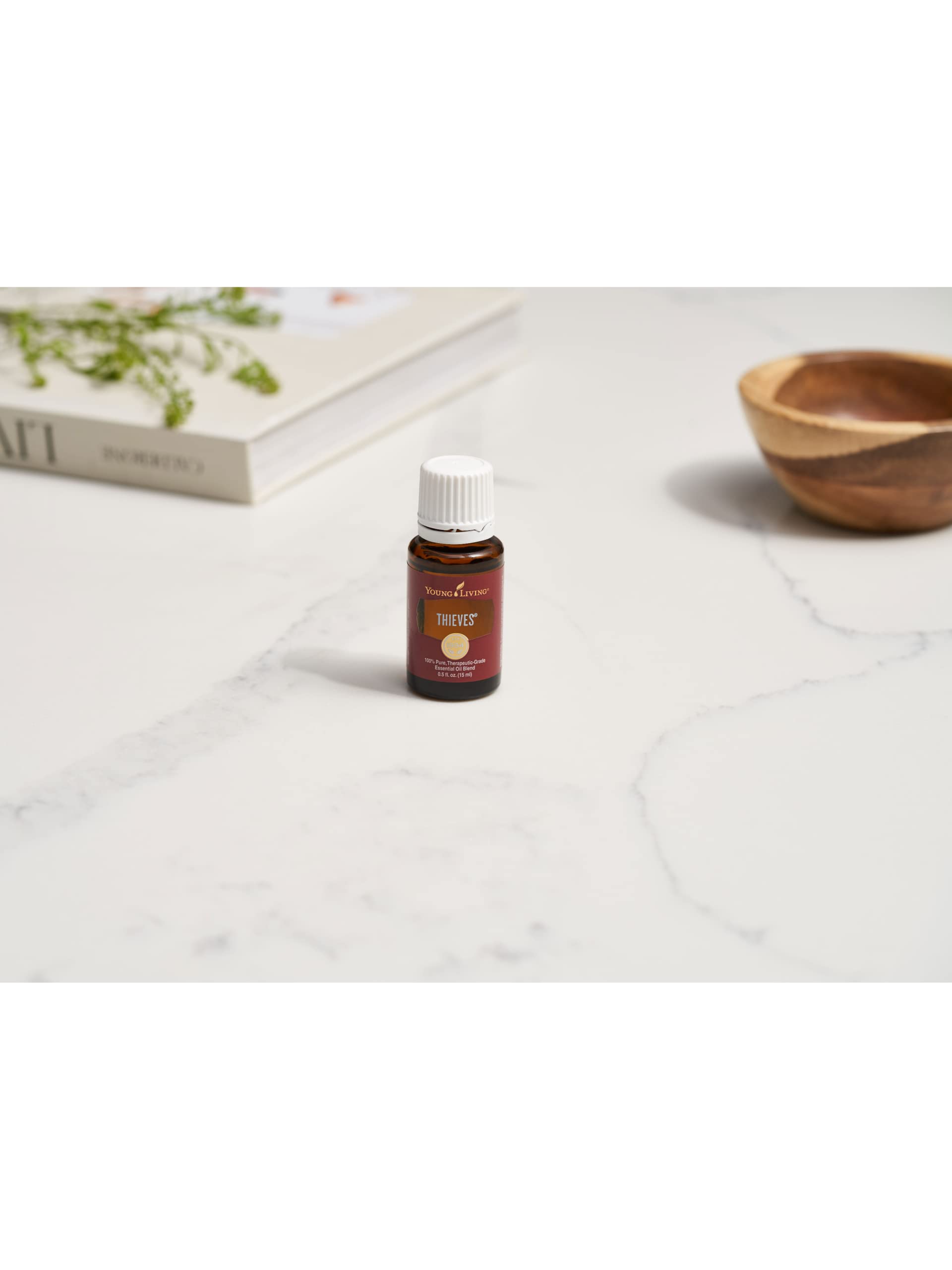 Thieves Essential Oil Blend by Young Living, 15 Milliliters | Topical and Aromatic | Vegan & Gluten-Free | Aromatherapy Diffuser | Natural & Organic Premium Oils