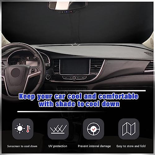 Sze Windshield Sunshade for Audi Q5 2018-2023 2024 Retractable Front Window Sun Shade Foldable UV Reflector Sun Visor Insulation Sun Protection