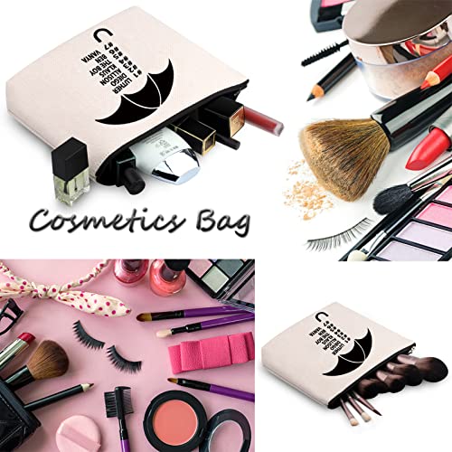 WCGXKO TV Show Inspired Number Five Number Four Academy Inspired Zipper Pouch Makeup Bag for Fans (THE UMBRELLA)