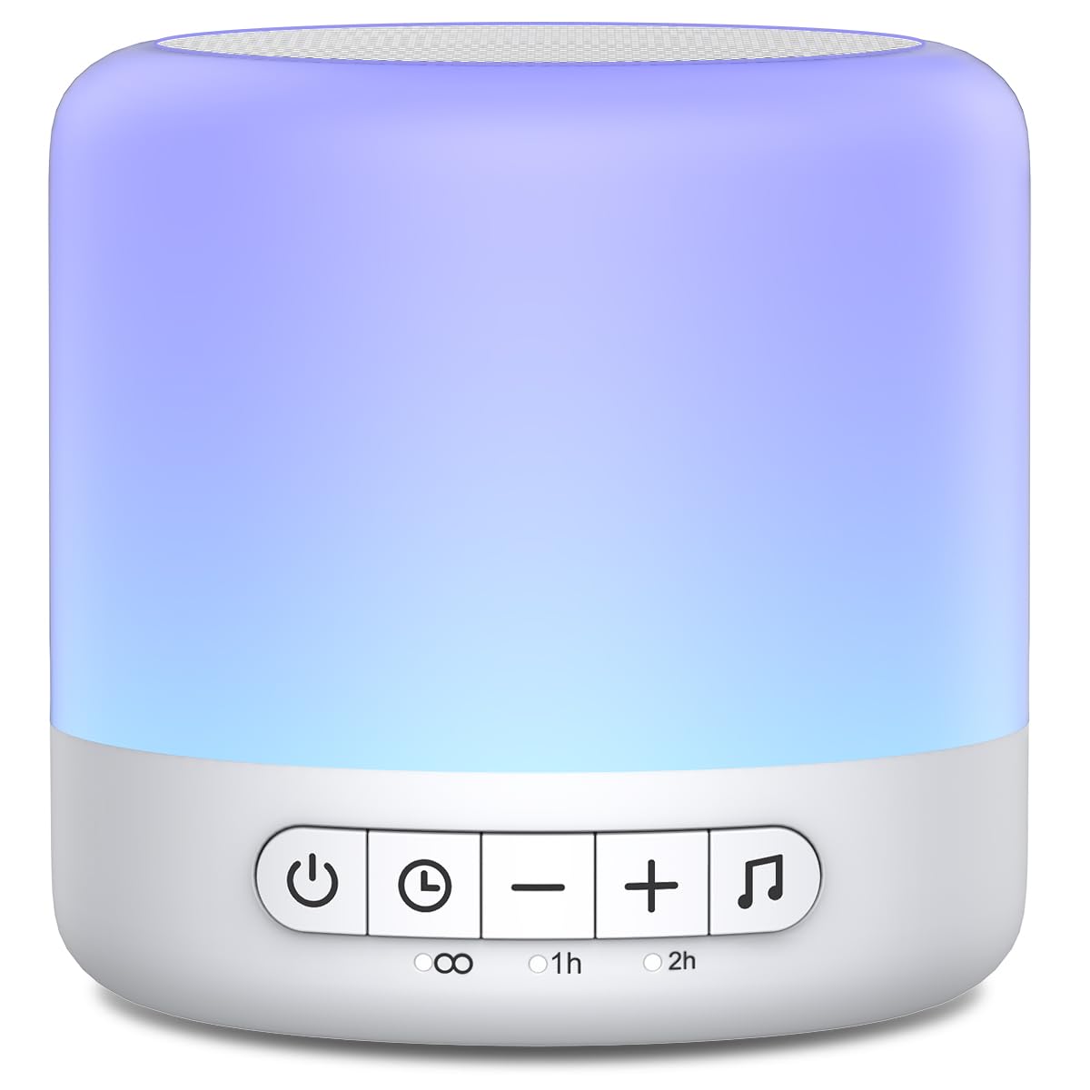 Easysleep White Noise Sound Machine with 30 Soothing Sounds 12 Night Light 32 Volume 3 Timers Portable Sleep Aid Machine for Office Noise Canceling Nursery Travel Lullaby & Rain Sound for Baby, Adults
