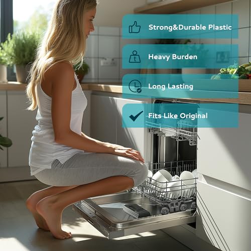 W10195416 4-Pack Replacement Part for Lower Dishwasher Wheel Durable Dishrack Wheels