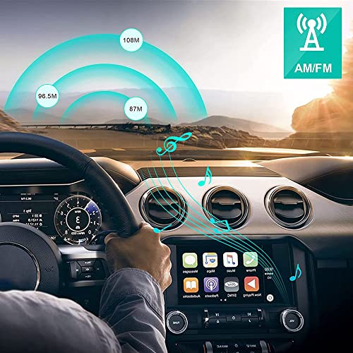 VOFONO 9 Spiral Inch Antenna Fits for 1995-2024 Toyota Tundra Tacoma FJ Cruiser, Toyota Accessories Car Wash Proof Flexible Rubber Copper Tundra Tacoma Antenna Designed for Optimized FM/AM Reception