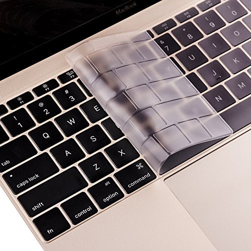 CaseBuy MacBook Air 13 inch Keyboard Cover for 2012-2017 MacBook Air 13 Inch A1369 A1466 & MacBook Pro 13 Inch, 15 Inch(with or Without Retina Display, 2015 or Older Version), Black