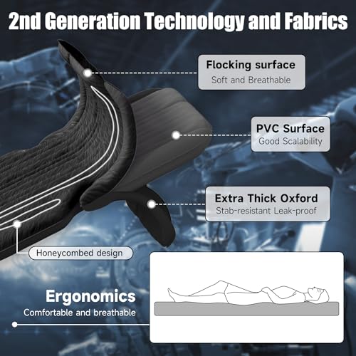 DikaSun Inflatable SUV Air Mattress Bed Car Mattress for SUV, Double-Sided Flocking Travel Camping Bed Car Air Mattress, Car Sleeping Mattress Bed for Universal SUV with Car Air Pump 2 Pillows